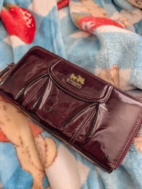 Coach Madison Long Zip Around Accordion Wallet
